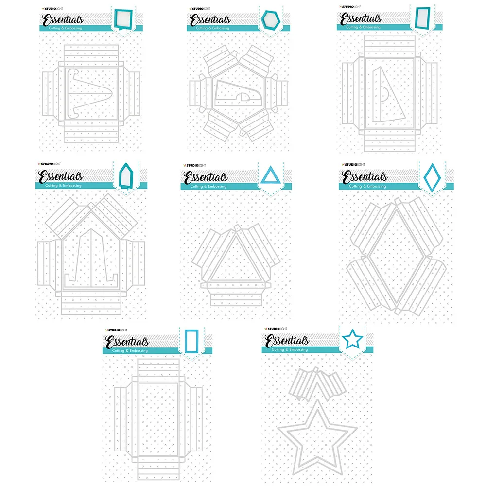 

JC Polygonal Photo Frame Craft Mold Metal Cutting Dies for Scrapbooking Stencil Handmade Tool Paper Card Make Template Decor