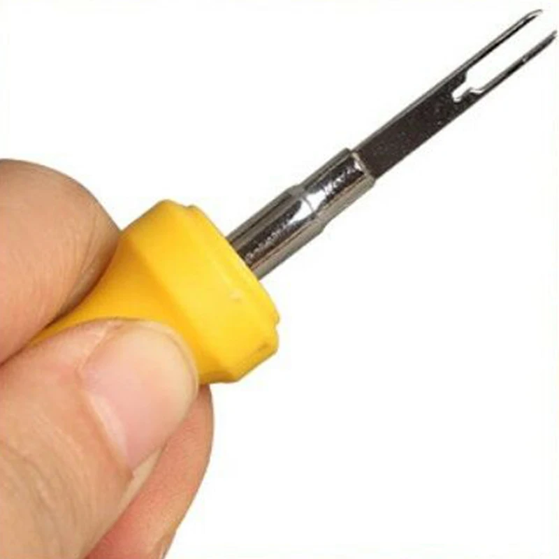 2Pcs/Set 3mm+2mm Car Wiring Connector Pin Release Extractor Puller Auto Terminal Removal Handle Tool for Audi Promotion on. Инструмент для удаления контактов разъемов автомобильной проводки (2 шт./комплект) с пинами диаметром 3мм и 2мм с ручкой для извлеч
