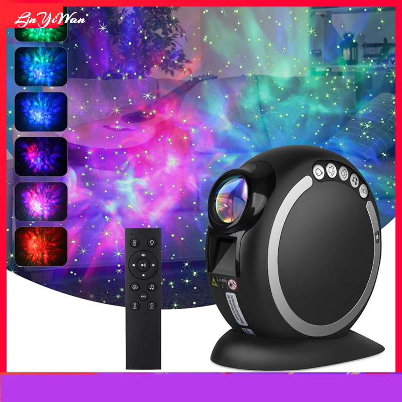 

Smart bluetooth starry sky projector light music light voice control smart laser starry sky light stage night light