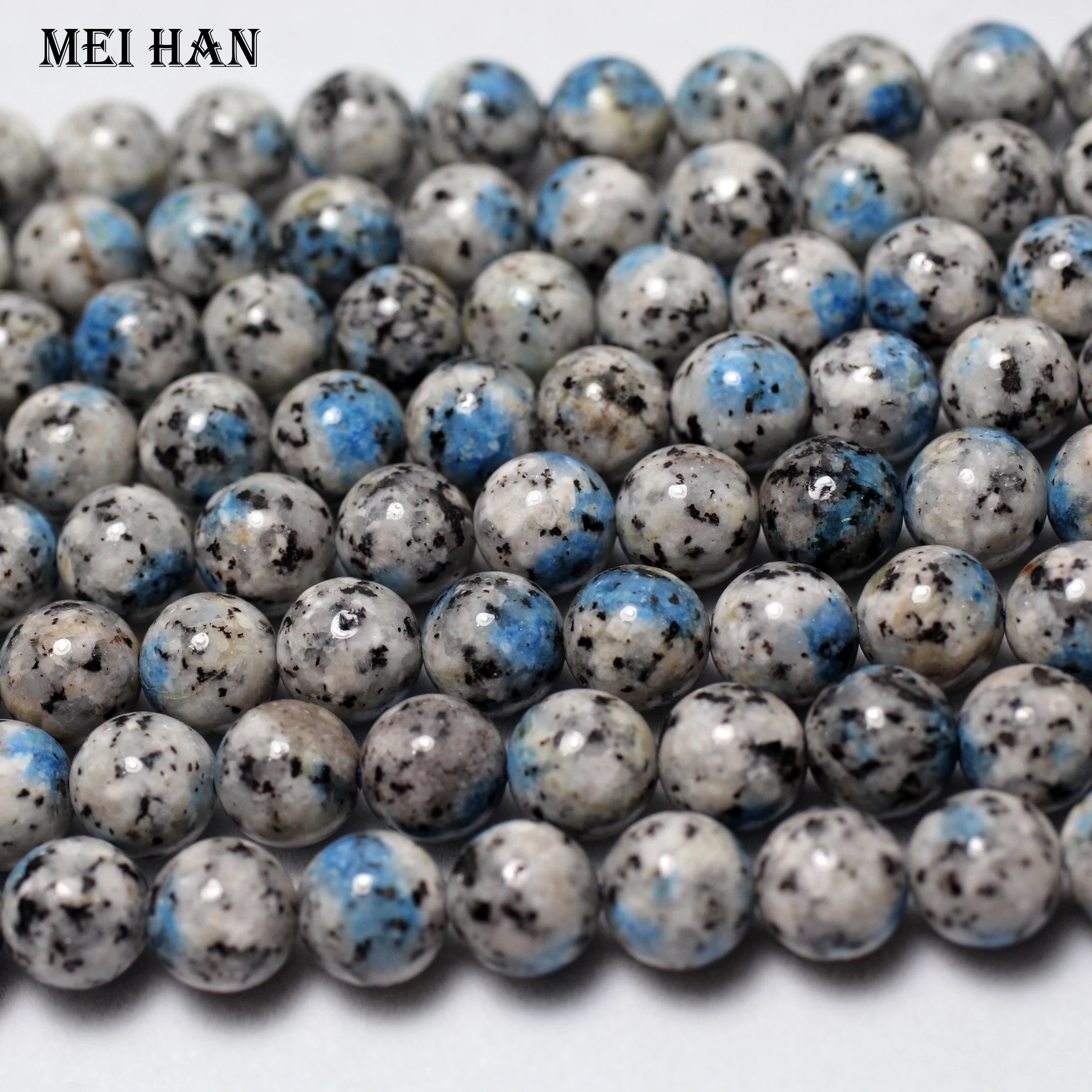 Meihan wholesale natural K2 Jasper 8mm 10mm smooth round loose beads for jewelry design making DIY stone | Украшения и аксессуары