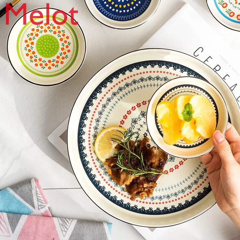 

Creative Cold Dish Dish Ceramic Dish Personality Plate Snack Dish Bone Dish Household Small Plate Dessert Dim Sum Plate