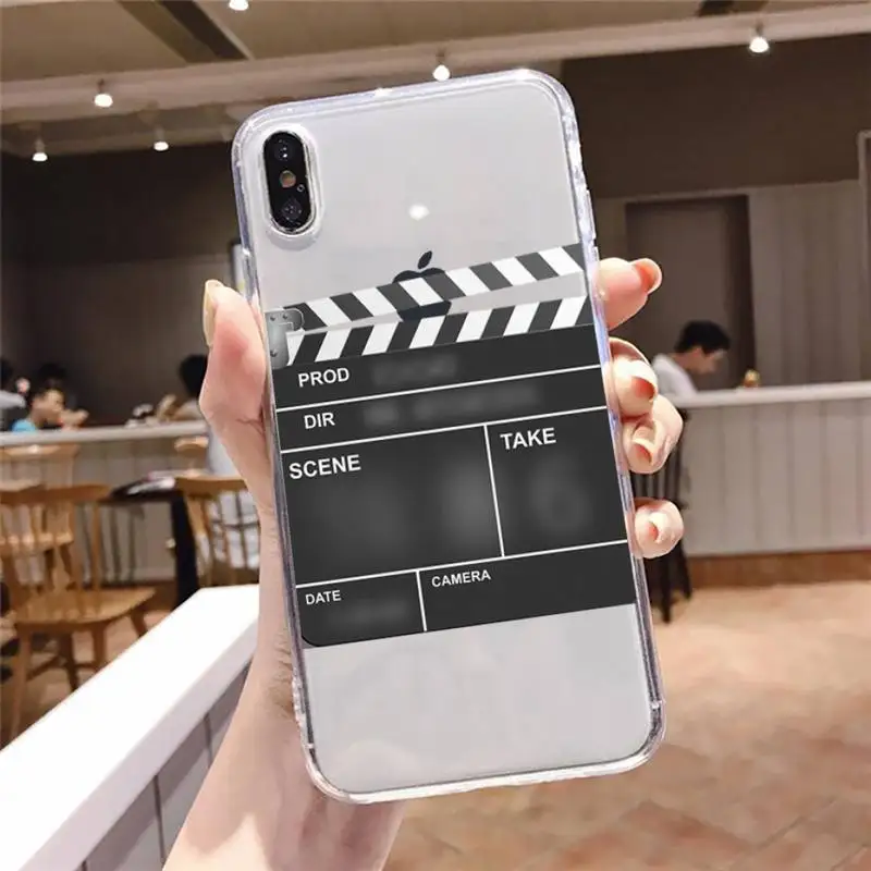 

JAMULAR Cool Movie Pallets Fitted Phone Cases Transparent soft For iphone 5 5s 5c se 6 6s 7 8 11 12 plus mini x xs xr pro max