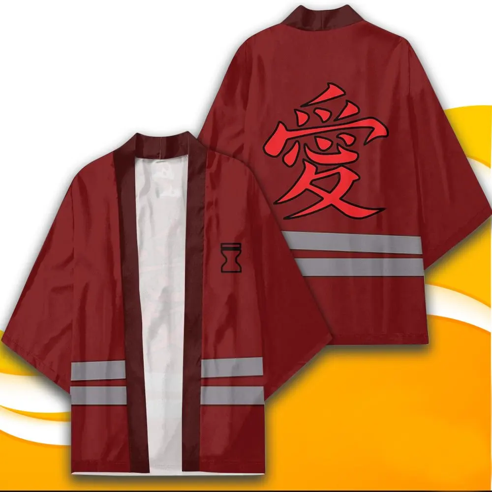 

New Anime Hokage Kazekage Gaara Cosplay Costumes Kimono Adult Kids Haori Cardigan Cloak Jacket Shawl Bathrobe Pajamas Top