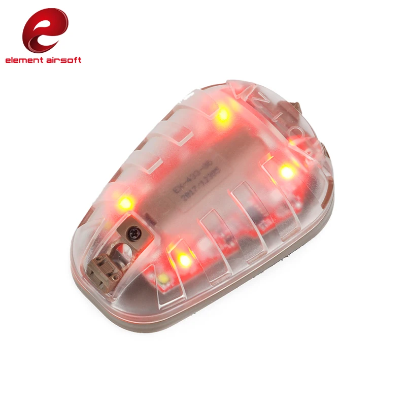 Element Airsoft Гел звезда 6 сигнала зеленый и ИК или Red & светильник с лента липучка Magic Tape