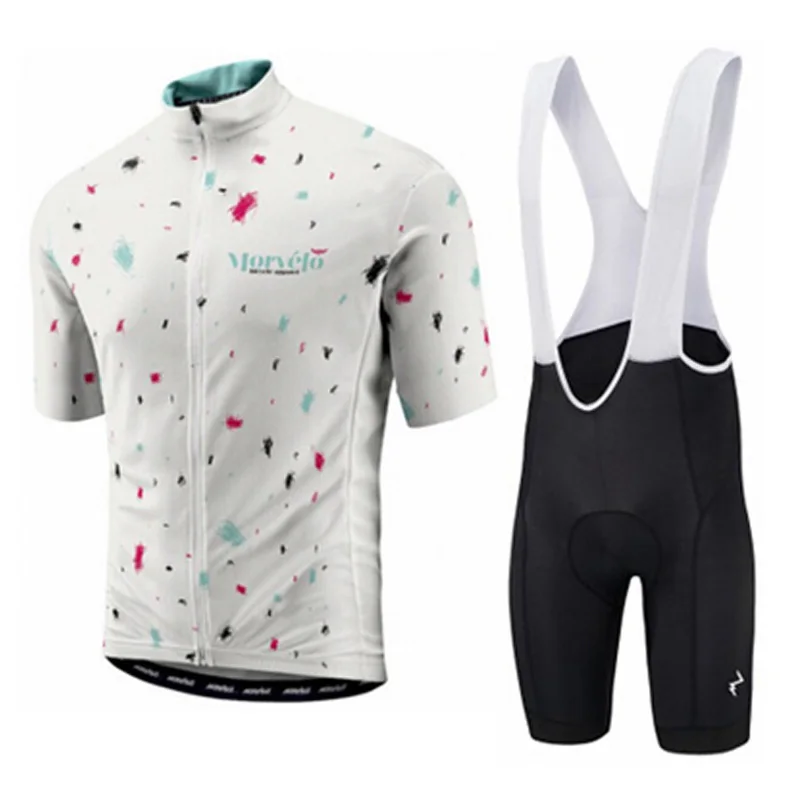 

2020 New pro Morvelo Cycling Jersey Set Summer Breathable MTB Bike Clothes Wear Bicycle Cycling Clothing Ropa Maillot Ciclismo