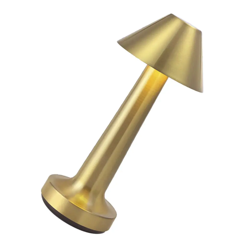 

1Pc Decorative Night Lamp Wireless Table Light Coffee Shop Lamp Adornment Golden