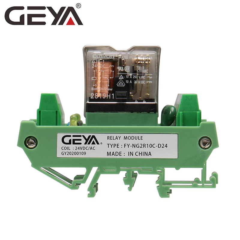 Релейный модуль GEYA NG2R Omron 10 каналов 12 В постоянного тока 24 для защиты PLC |