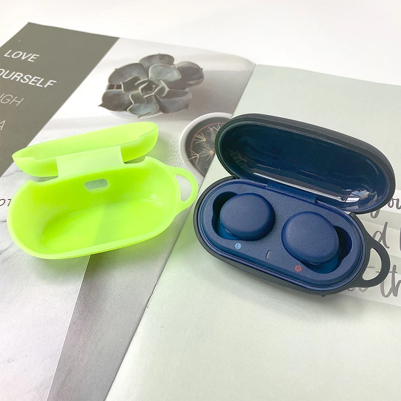 Силиконовый защитный чехол для Sony WF-XB700 с защитой от царапин переносной дорожный