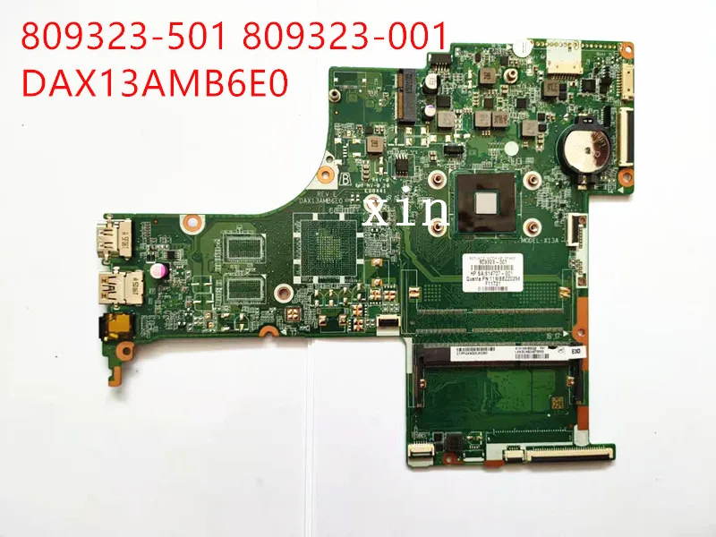 for HP PAVILION NOTEBOOK 17-G N3700U motherboard 809323-601 809323-501 809323-001 DAX13AMB6E0 100% well working |