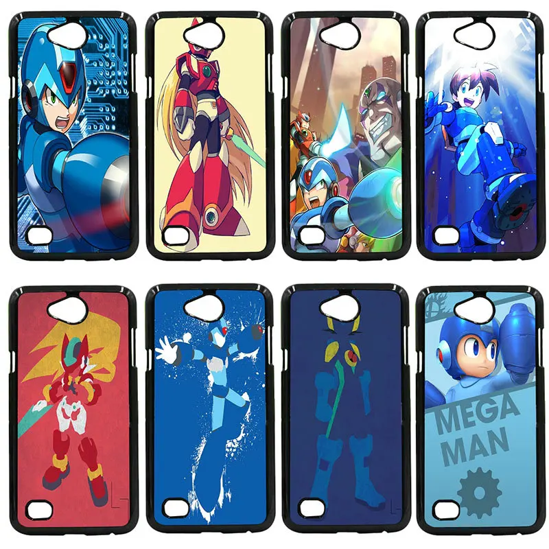 Популярные Мультяшные чехлы для телефонов Mega Man X Жесткий Чехол LG L Prime G2 G4 G5 G6 G7 K4 K8