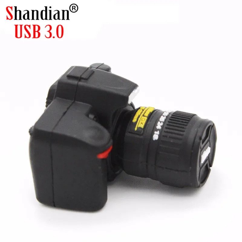 SHANDIAN USB 3 0 оптовая продажа stick Nikon камера Мультфильм Креативный u диск 4 ГБ 8 16 32 64 Гб