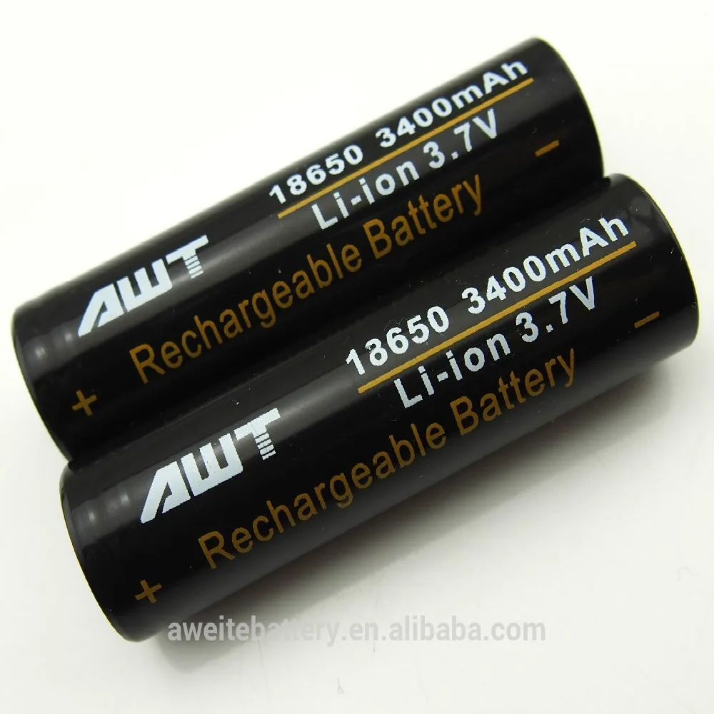 

NCR AWT battery 18650 3.7V 3400mah battery with PCB