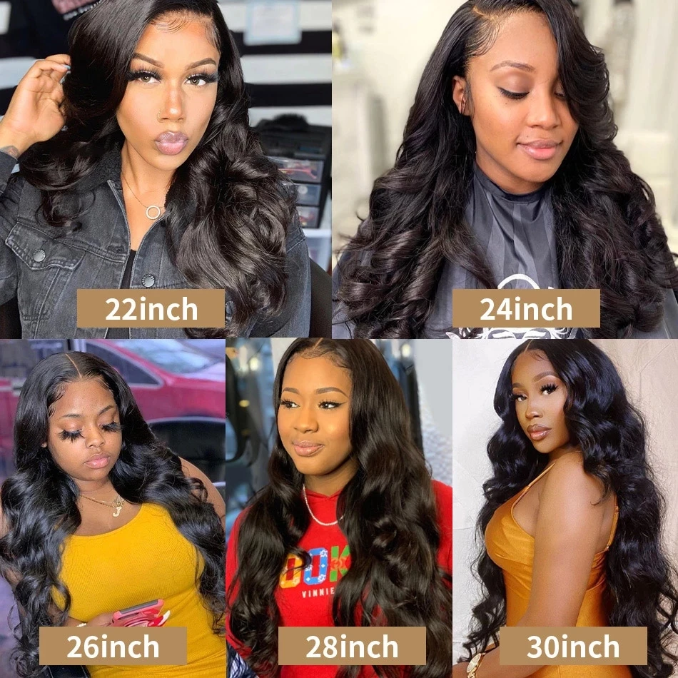 

Body Wave Lace Front Human Hair Wig Malaysian Remy Human Hair Pre Plucked 5X5 HD Lace Closure Wig 13x4 Lace Front Wigs for Women