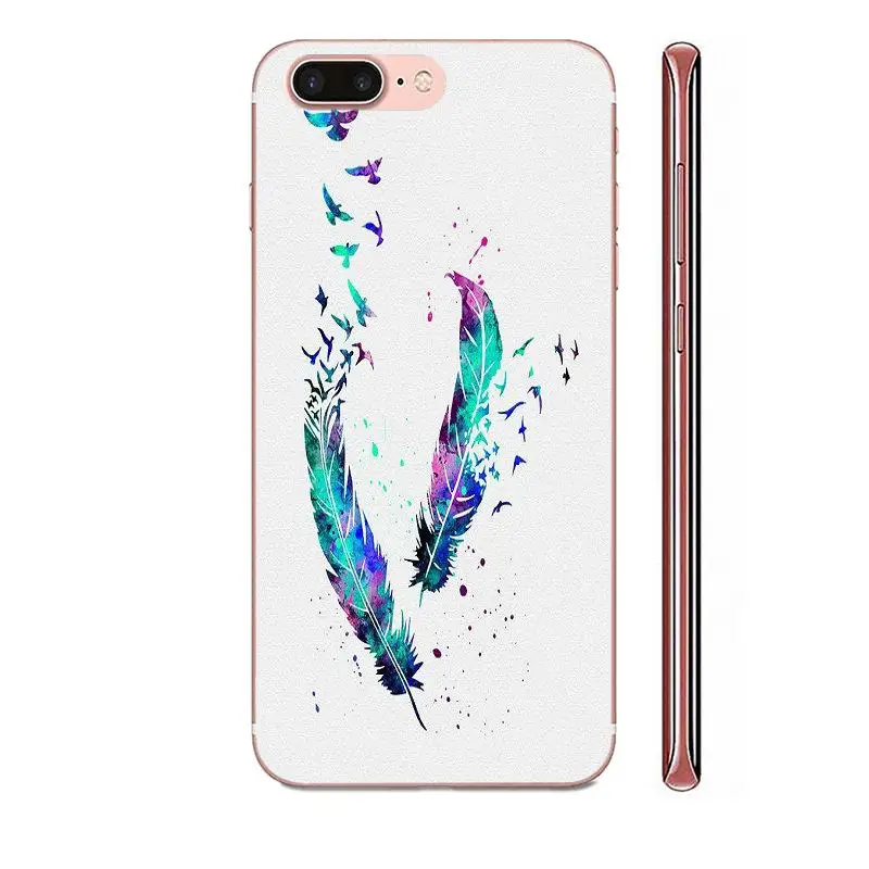 Рисунок перо Ловец снов для Galaxy Note 10 A10E A10S A20S A30S A40S A50S A6S A70S A730 A8S M10S M30S Lite Plus |