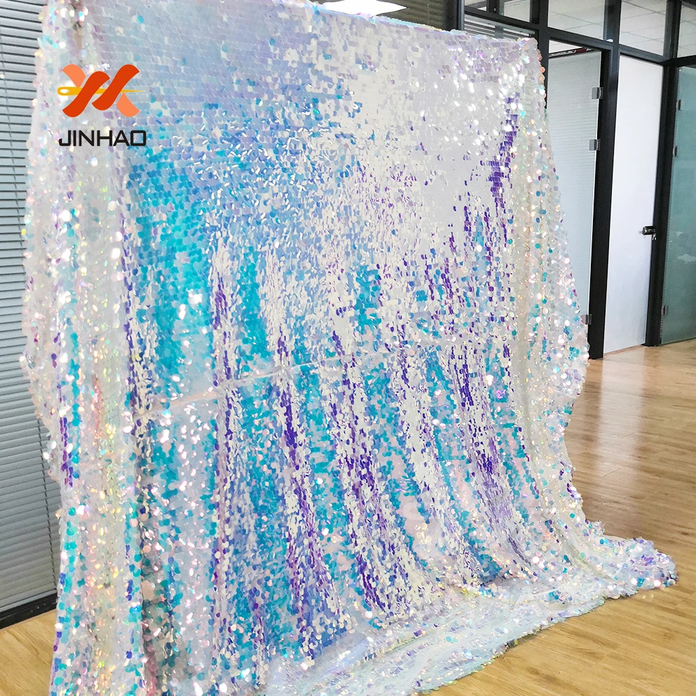 18 мм переливающийся Блестящий Фон материалы для украшения свадебной сцены дня