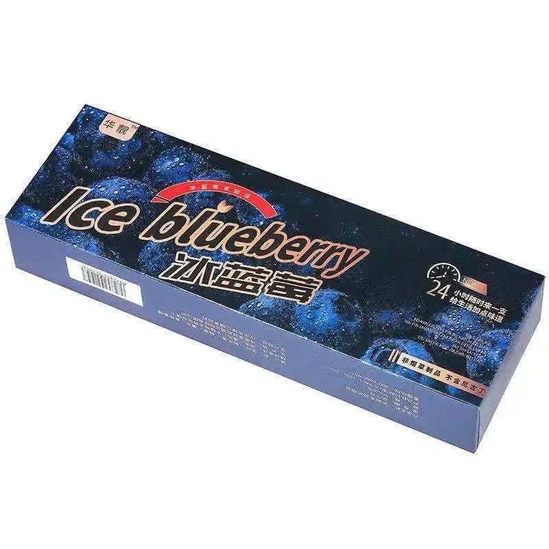 

New Arrival Flavor HerbaTea Smoke Coarse Ice Blueberry Cigar Tea Smoke No Mint Flavor Fine Cigarette Substitute Products