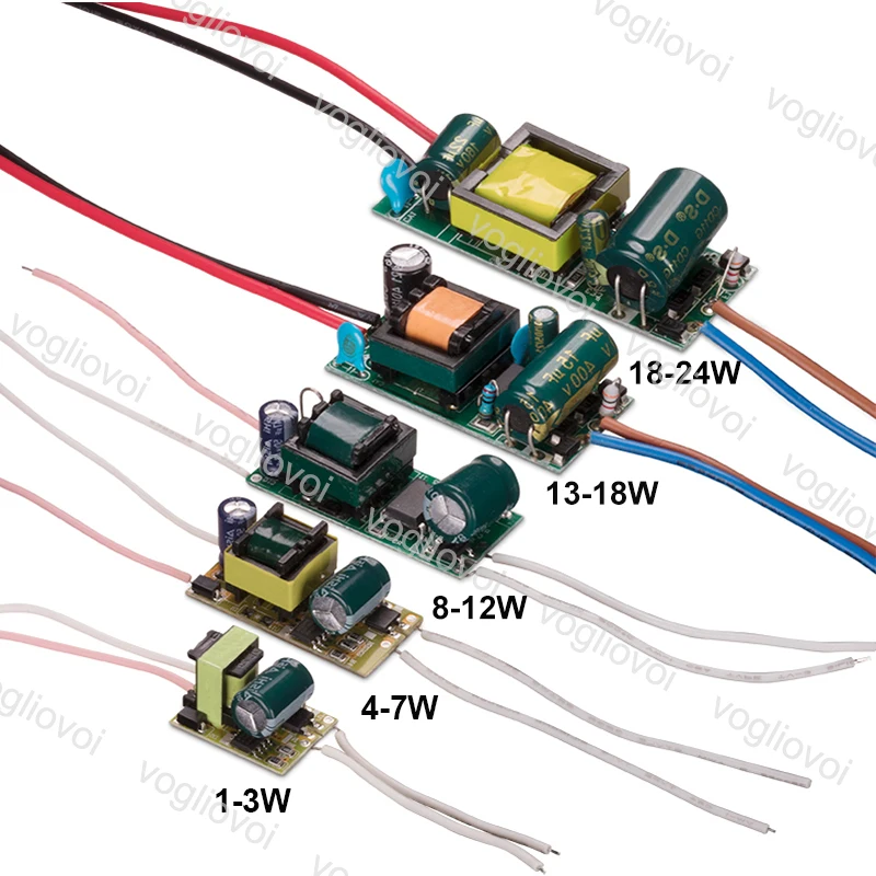 Светодиодный трансформатор воглибоovoi встроенный драйвер PCB 280 300MA 18 Вт 20 24 110 ~ 220 В
