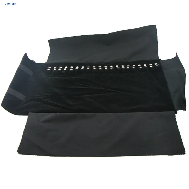 

JAVRICK Jewelry Nylon Roll Organizer Bag Necklace Bracelet Carrying Case Display Holder