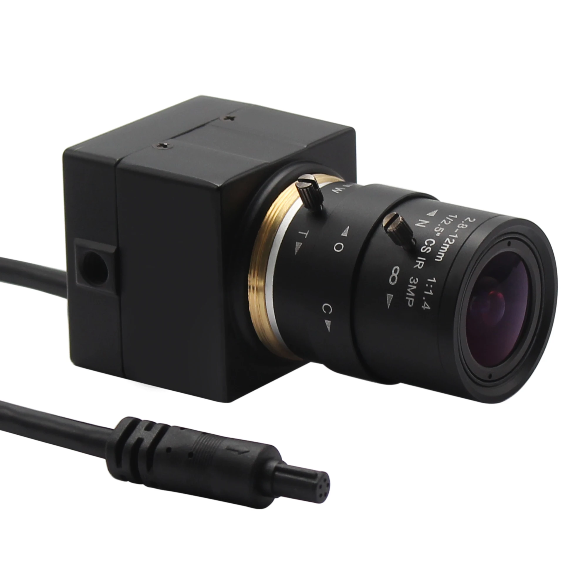 1.3MP безопасности USB камера 2 8 12 мм варифокальный объектив CMOS Aptina AR0130 OTG UVC веб для