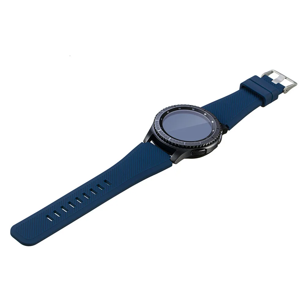 TEAROKE 22 мм силиконовый ремешок для samsung Galaxy Watch 46 мм версия мягкий резиновый спортивный ремешок браслет для gear S3 SM-R800
