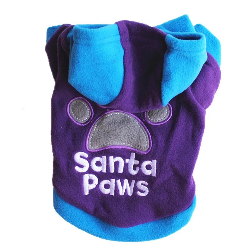 Pawstrip 4 цвета мягкий, флисовый, для собаки, худи, пальто, теплая зимняя одежда для собак, йоркширского терьера, своего померанского шпица чашка щенок толстовка Костюмы XS-L