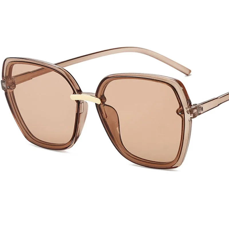 

2021 New Fashion Lady Oversize Rimless Square Sunglasses Women Men Small Bee Glasses Sun Glasses Female Versatile Sunglasses