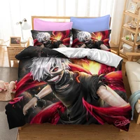 tokyo ghoul bedding sets useuropeuk size quilt bed cover duvet cover pillow case 2 3 pieces sets adult children