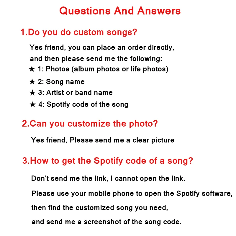 Акриловая доска Spotify для фотографий на годовщину прозрачный пластиковый лист из