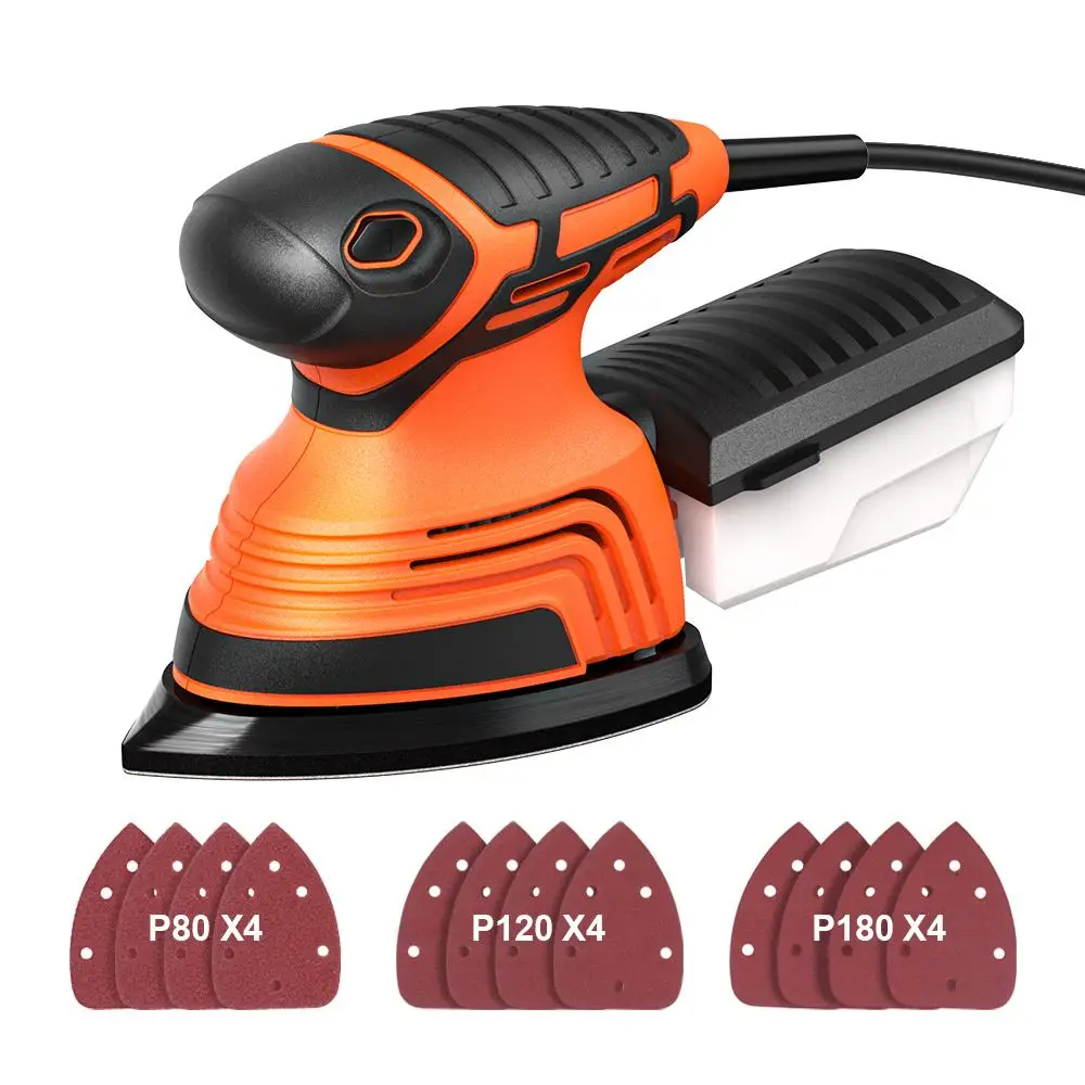 

Шлифовальная машинка TOPSHAK TS-SD2, 12 наждачных листов, 230 Вт