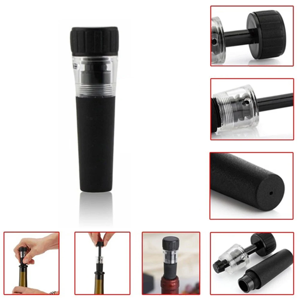 4Pcs Air Pressure Pump Bottle Opener Wine Pourer Foil Cutter Stopper Plug Set | Дом и сад
