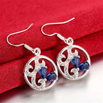 

korean fashion piercing Silver 925 Hoop stud dangle Hanging Earrings for women teens 2021 trend jewelry Ear cuffs