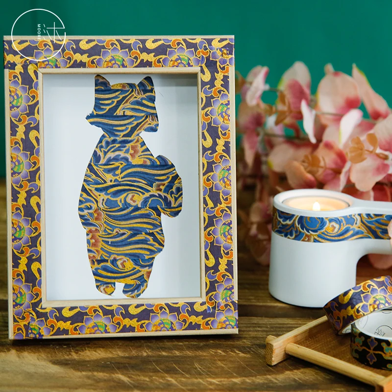 

12PCS/LOT huayi Jingui series album release paper diary stickers DIY paper decoration tape masking tape washi tape