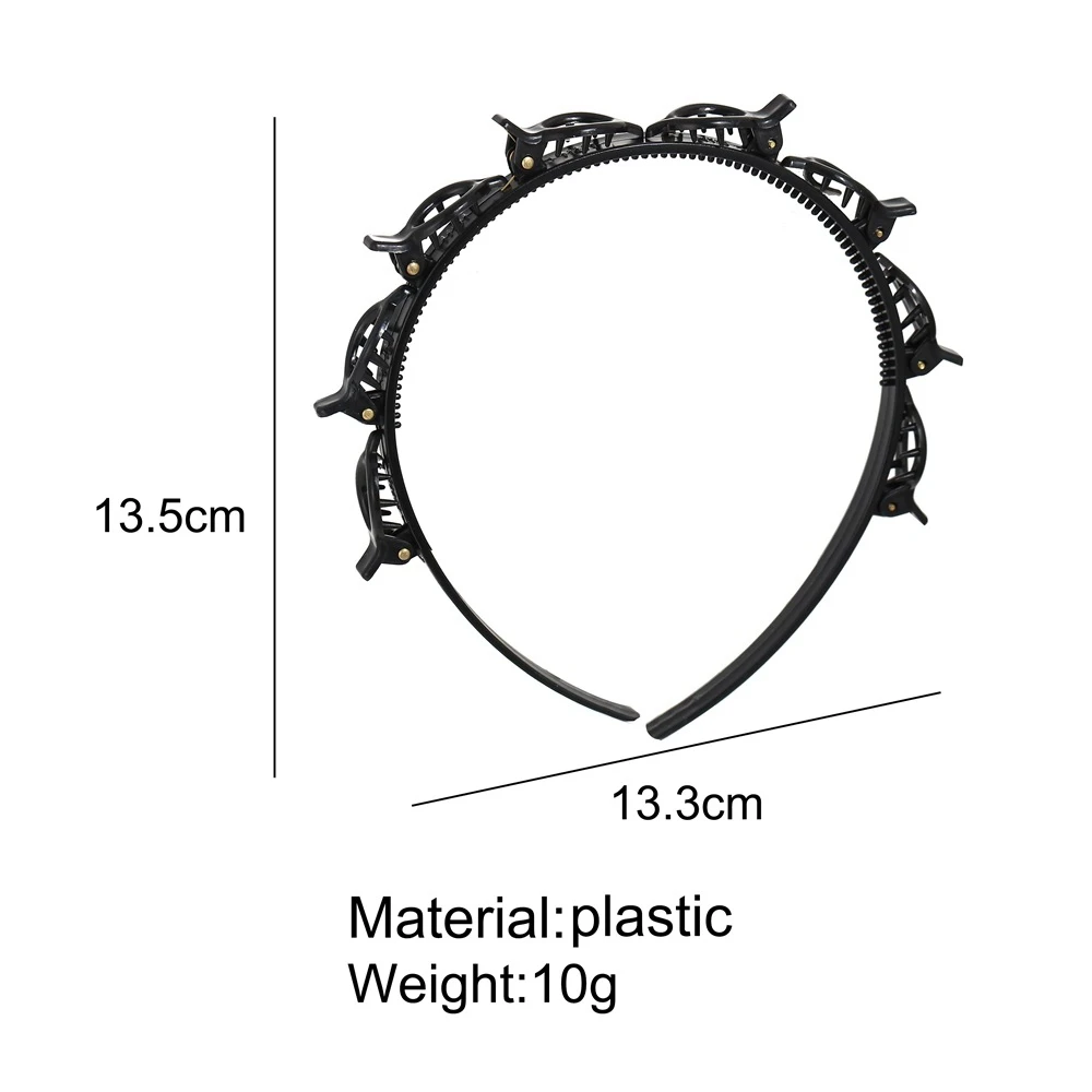 Многослойная пустотелая плетеная модная шпилька для волос повязка на голову в