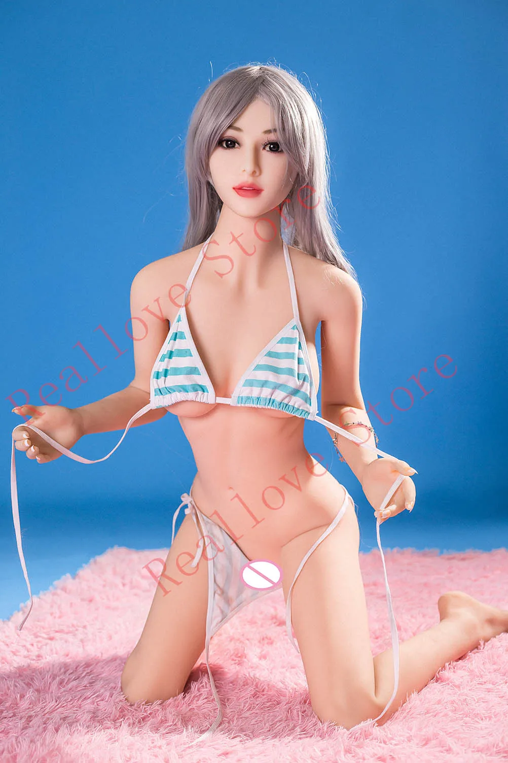 Секс-кукла из тпе натурального размера 148 см большая грудь Вагина анальный