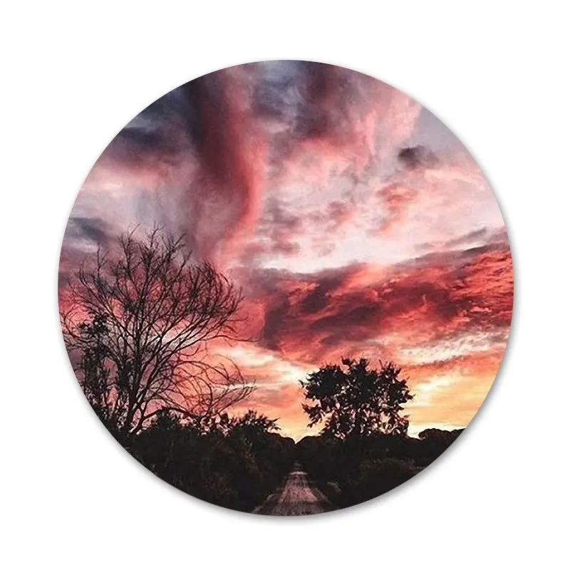 Значки с изображением темных облаков значки металлические для одежды рюкзака