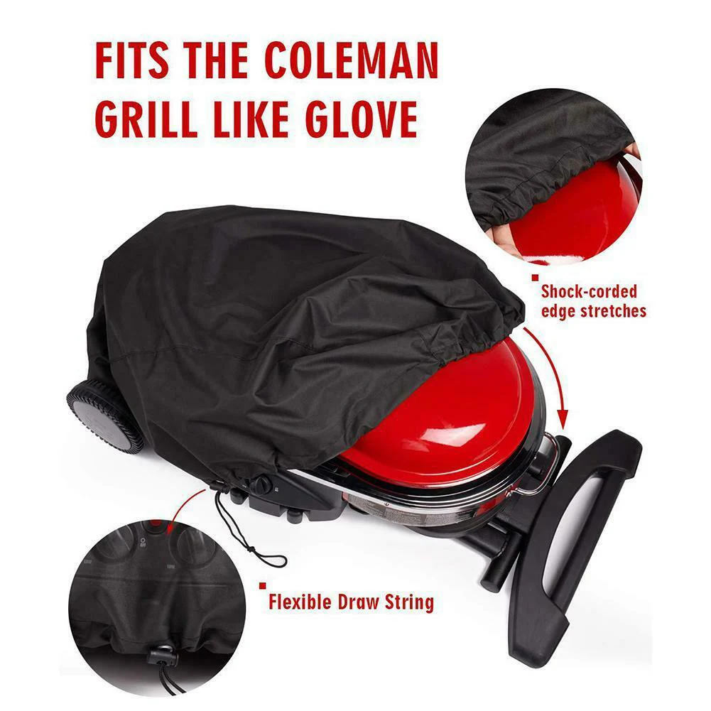 

Newly Outdoor Waterproof Oven Anti-dust Cover Protective Cover Anti-oil BBQ Oven Hood Covers for Outdoor Barbecue Shelf