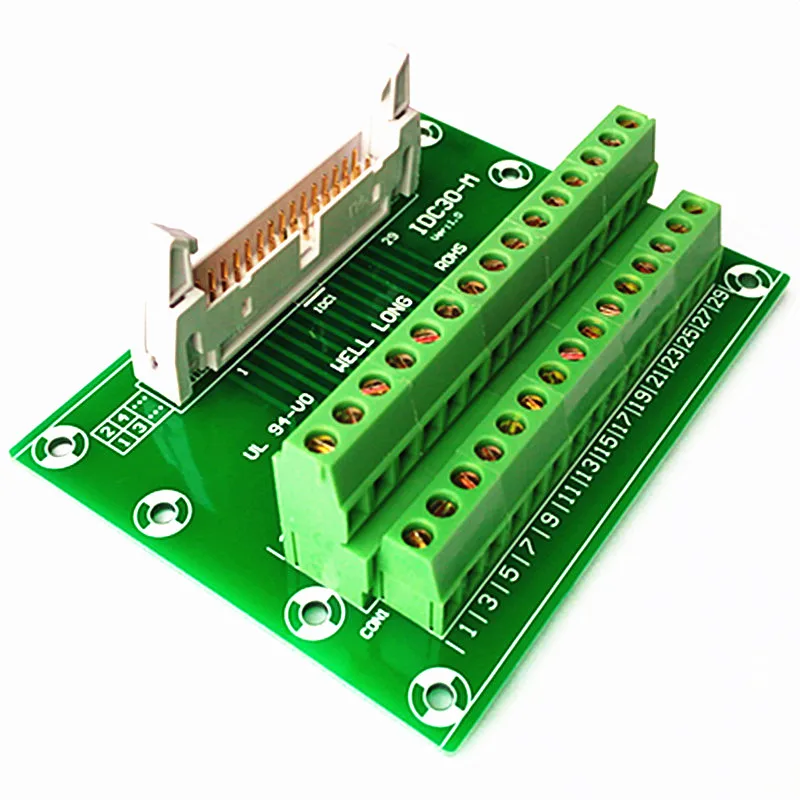 IDC30 2x15 контактов 0 1 &quotмужская верхняя переходная плата клеммный блок