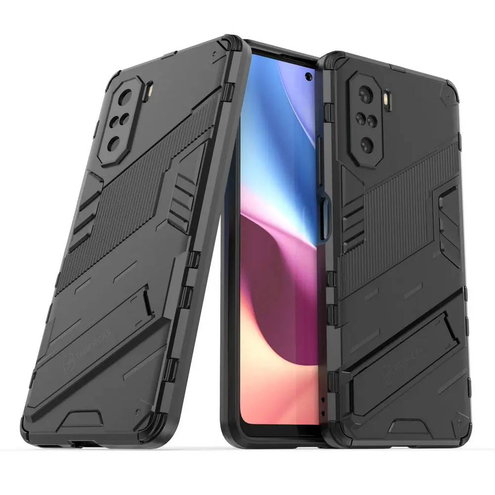 Чехол накладка для Xiaomi Poco F3 Pro Mi F 3 5G 2021 Жесткий в стиле панк крутой бампер чехол