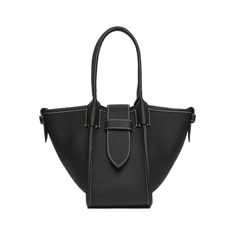 

Leather handbag, new japanese niche, vasic bag, port, mini portable swing bag, wrist bag, spring and summer 2021