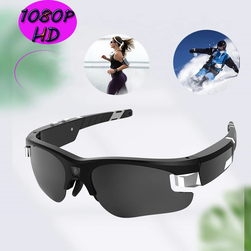 

New HD 1080P Camera Smart Glasses Polarized Lens Sunglasses Camera Action Sport Video Camera Glasses support 128G memory card
