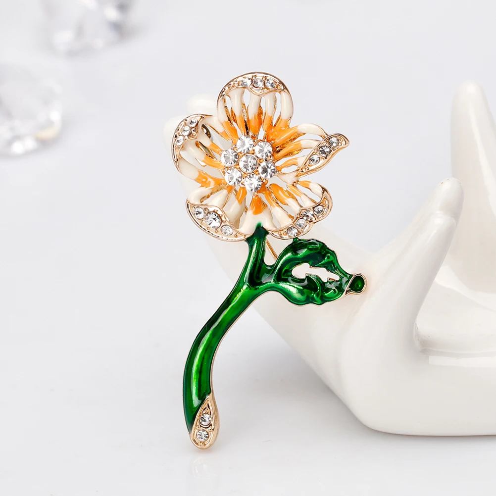 2 шт Броши Элегантная Брошь милые булавки креативный нагрудник для ткани цветок