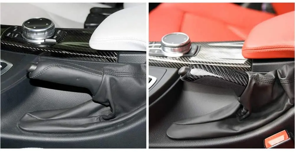 Сменная Крышка для стояночного ручного тормоза из углеродного волокна BMW M3 F80 M4 F30