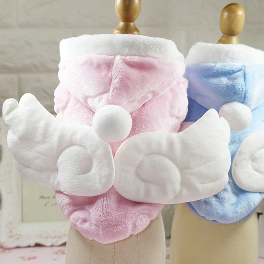 Фланелевая одежда для щенка Little angel зимняя котенка костюм Французского бульдога