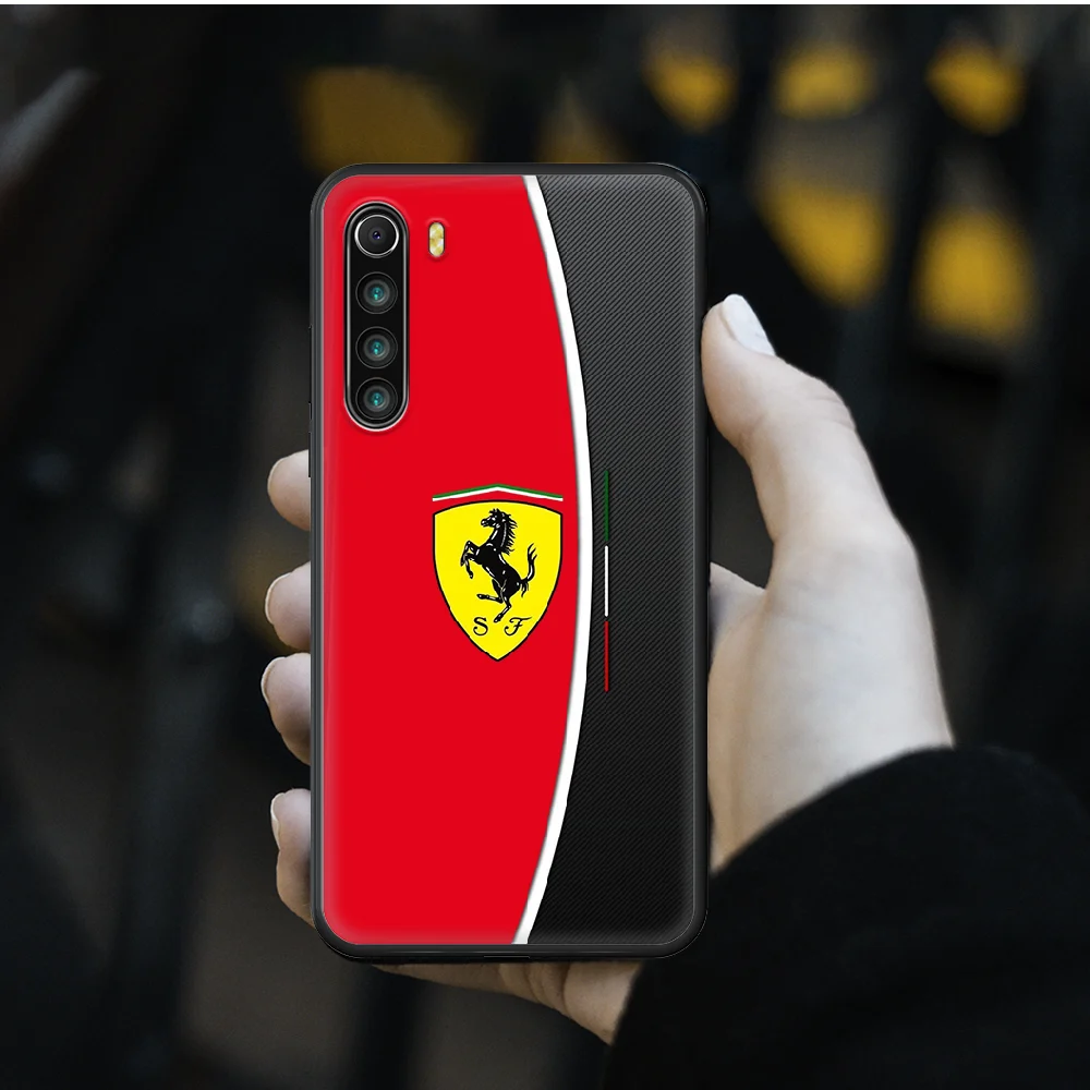 

Scuderia Ferrari Mission Winnow Phone Case cover For xiaomi Redmi note 4 5 6 7 8 A T X Plus Pro black Back Fashion Waterproof