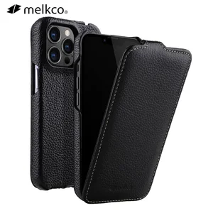 melkco genuine leather case for iphone 13 pro max 12 mini 11 x xr xs max 7 8 se2 business luxury real cow flip phone bag cover free global shipping