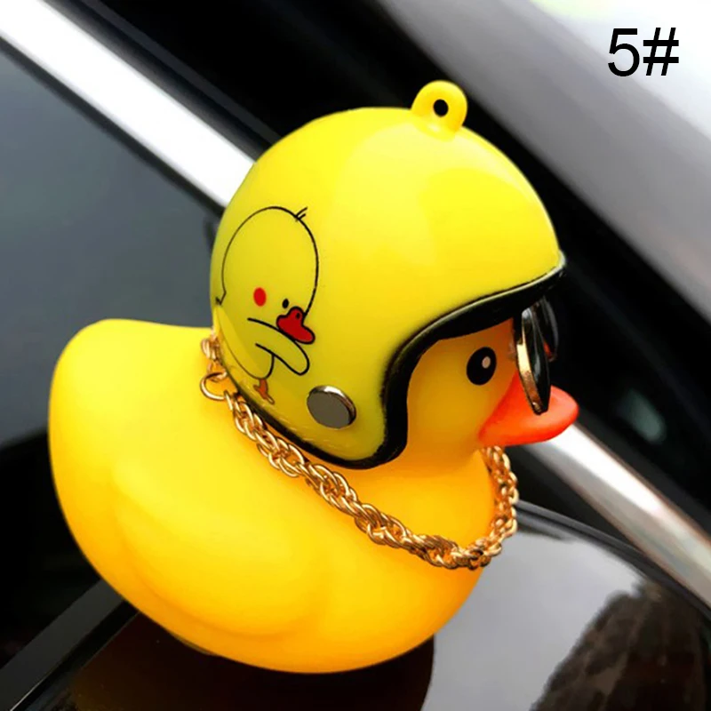 

1 PC Lovely Small Yellow Duck Car Goods Gift Wind-breaking Wave-breaking Duck For Car Ornaments Auto Interior Decoration