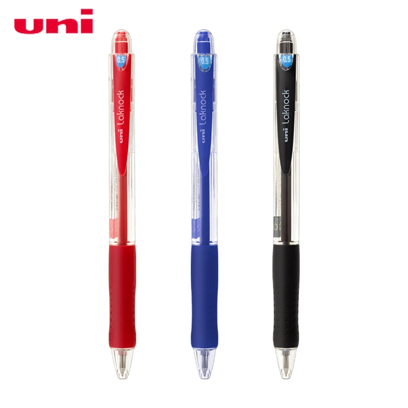 

8pcs UNI Ballpoint Pen SN-100 3 color (blue black red) Press Ballpoint Pen for school office 0.5mm/0.7mm