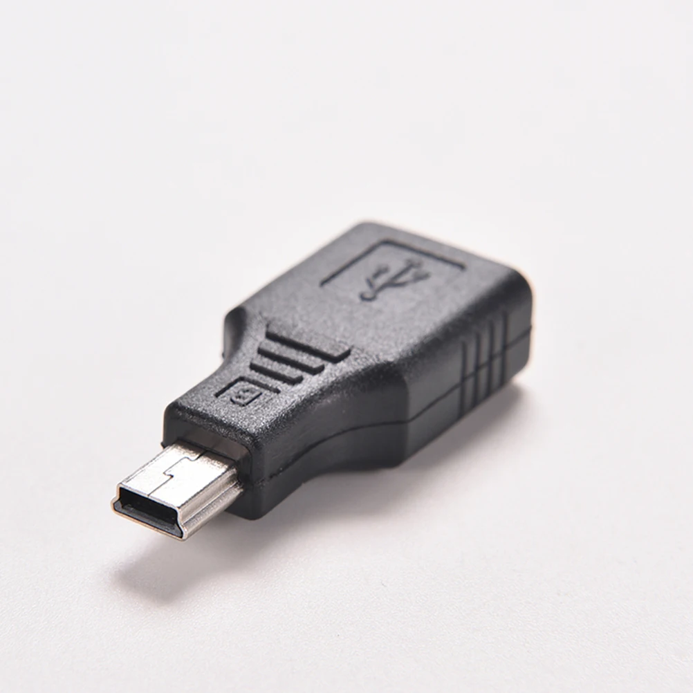 

1PC Black USB 2.0 A Female to Mini USB B 5 Pin Male Adapter Converter Changer