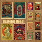 Винтажные плакаты Grateful Dead, наклейки на стену, Ретро плакат с принтами, высокое разрешение, для гостиной, дома, бара, украшения