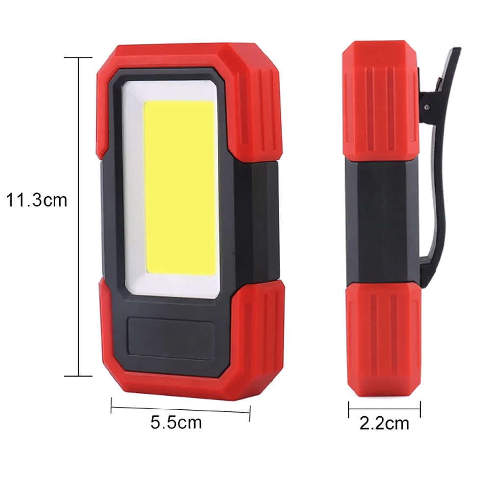 

2PCS COB LED Garage Light 16LED Emergency Flashlight Torch Battery Operated Inspection Lamp Portable Camping Lantern Lamp